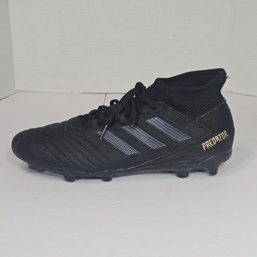 Adidas Predator 19.3 FG Soccer Cleats Mens Size 11.5 Core Black F35594 Football